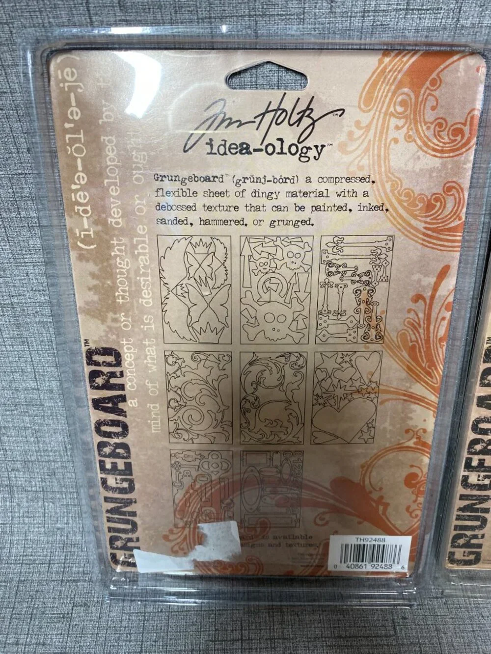 NEW Tim Holtz Idea-ology Grungeboard Dots Basics & Dots Elements Shapes